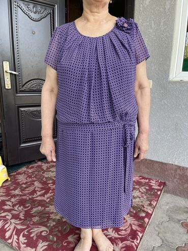 Повседневные платья: Повседневное платье, Лето, 7XL (EU 54)