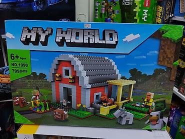 ослик: Конструктор «MY WORLD» — ферма с амбаром - Набор для детей от 6 лет - — 1