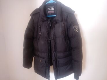 куртки мужские зимние: Мужская куртка, 5XL (EU 50), The North Face, Б/у, цвет - Черный, Самовывоз