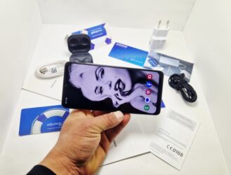 Samsung: Samsung Galaxy A32 5G, Б/у, 256 ГБ, цвет - Бежевый, 1 SIM, eSIM, 2 SIM — 16