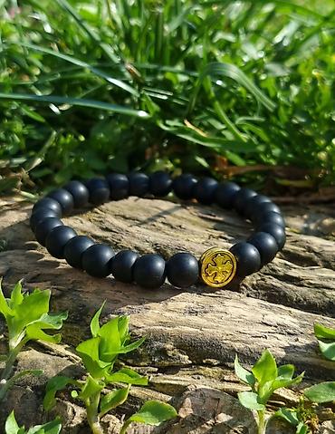 Narukvice: Kalist ručno rađene kamene brojanice od oniksa sa blagoslovom SPC — 9