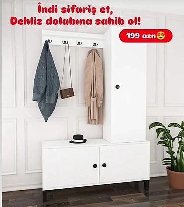 ucuz dolap: Yeni, 1 qapı, Ağ, Açılan, Düz dolab — 1