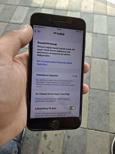 Apple iPhone: IPhone 7 Plus, 128 GB, Qara, Barmaq izi — 6