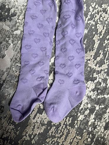 yeni il corablari: Bənövşəyi rəngli corablar - Rəng: açıq bənövşəyi/lilac - Razmer: 3-6 — 1