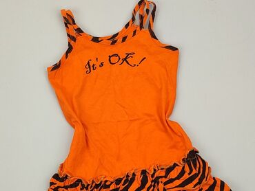 pomarańczowa bluzka dziewczęca: Bluzka, 9 lat, 128-134 cm, stan - Bardzo dobry