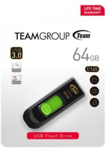 Hard diskovi, eksterni diskovi: TEAMGROUP C145 USB Flash Drive 64GB - Kapacitet: 64 GB - Interfejs — 1