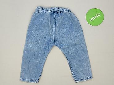 bluzy m: Spodnie jeansowe, H&M, 9-12 miesięcy, stan - Bardzo dobry — 3