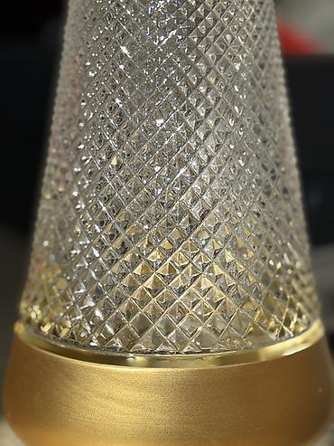 Вазалар: Ваза для цветов 40,5 см Aurum Crystal "Фелиция /Хрусталь с золотом" — 3