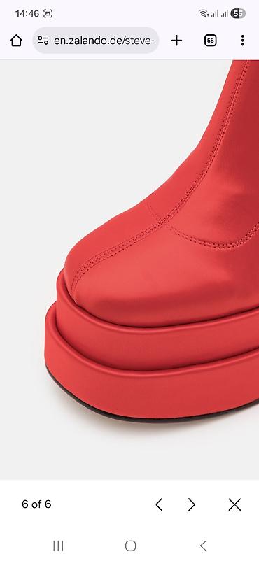 Čizme: Čizme, 36, bоја - Crvena — 24