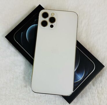 iphone 8 на запчасти: IPhone 12 Pro, Б/у, 128 ГБ, Белый, Зарядное устройство, Защитное стекло, Чехол, 85 %