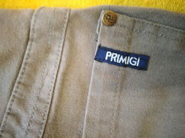 Pantalone: PRIMIGI ORIGINAL italijanske pantalone za decake sive boje 100% pamuk — 3