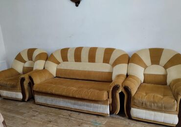 Divan və kreslo dəstləri: İşlənmiş, Divan, 2 kreslo