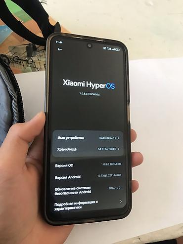Redmi: Redmi, Redmi Note 11, 128 ГБ, цвет - Синий — 3