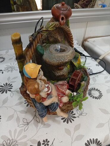 Fəvvarələr: Masaüstü dekorativ şəlalə/fəvvarə - Elektrikli masaüstü mini şəlalə — 4