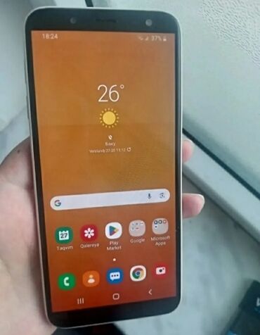 samsun a73: Samsung Galaxy J6, 32 GB, Barmaq izi, Face ID
