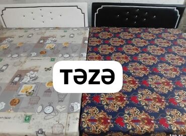 2 neferlik çarpayı: Новый, Двуспальная кровать, Без подьемного механизма, Без матраса, Без выдвижных ящиков