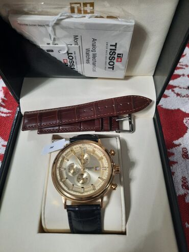 çayka qızıl saat: Tissot qizildi 750 ayar