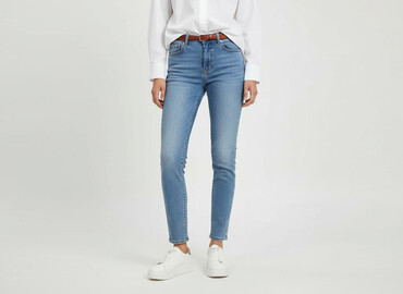 legginsy z wysokim stanem allegro: PrettyLittleThing, Jeans for women, size S