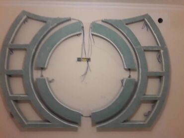 Malyar işləri: Hər növ Alcipan işləri görülür. Düz sadə tavan. Ara kəsmə divar — 8