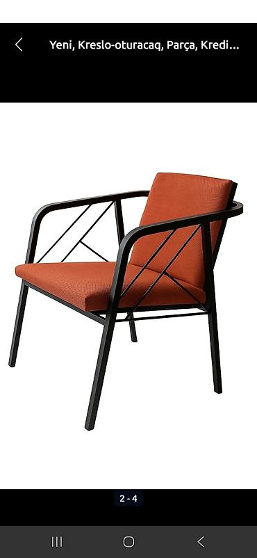 Müasir dizaynlı kreslo-oturacaq - Stil: minimal və loft üslubunda