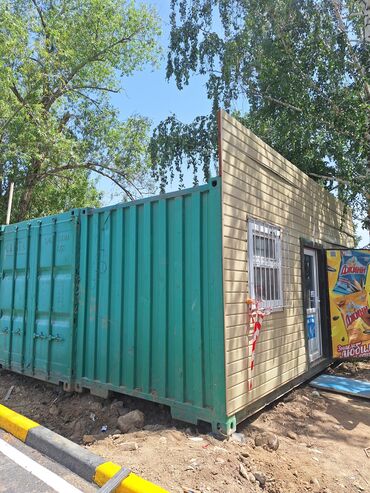 Контейнеры: 40тонник контейнер под магазин внутри полки,утеплённый 420тыс сом at lalafo.kg Контейнеры: 40тонник контейнер под магазин внутри полки,утеплённый 420тыс сом