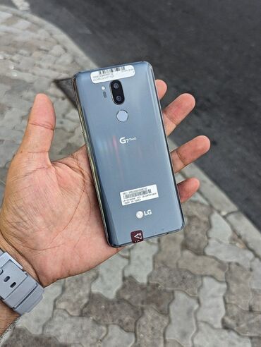 lg velvet: LG G7 Thinq, Б/у, 64 ГБ, цвет - Черный, 1 SIM