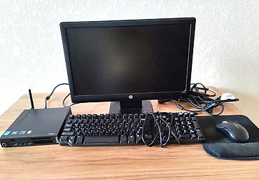 Masaüstü kompüterlər və komponentlər: Lenovo mini PC + HP monitor komplekti Tərkib: - Lenovo mini kompüter — 1