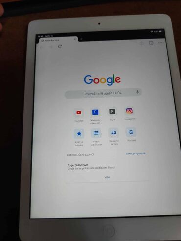 Tableti: Apple iPad tablet - Ekran: 9.7 inča (Retina), - Boja: srebrna — 2