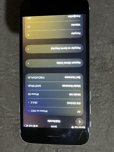 i̇phone barter: IPhone SE 2020, 64 GB, Ağ, Barmaq izi — 2