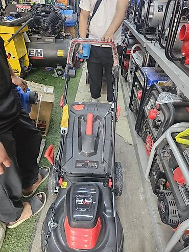 касилка ручной: Электрическая газонокосилка YWTT Самахот - Питание: 220–240 В, 50 Гц — 6
