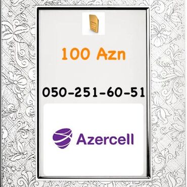 azercell kontur gondermek 1 azn: Nömrə: ( 050 ) ( 2516051 ), İşlənmiş