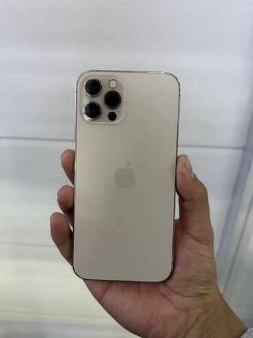 айфон 11 по: IPhone 12 Pro, Б/у, 128 ГБ, Золотой, Защитное стекло, Чехол, 88 %