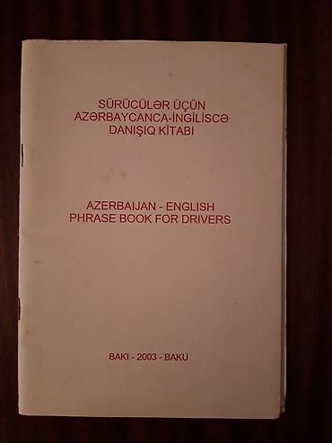 Sürücülər üçün ingilis dilində danışıq kitabı təzədir 3 man lalafo.az -da Sürücülər üçün ingilis dilində danışıq kitabı təzədir 3 man