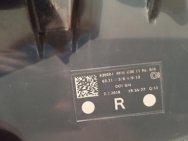 rio stop: BMW G30 sağ arxa stop fənəri (Tail light) – orijinal - Model — 2