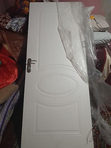 sehf qapi: Ağ rəngli interyer qapısı - Material: taxta əsaslı, hamar səth — 3