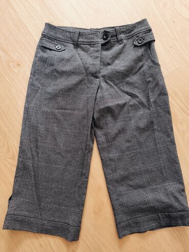 beneton vojnicke pantalone sirina cm: L (EU 40), M (EU 38), color - Grey, Plaid