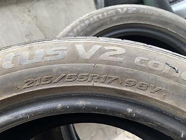 2155517: Шины 215 / 55 / R 17, Всесезонная, Б/у, Пара, Легковые, Корея, Hankook — 3