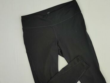 spodnie woskowane house: H&M Sport, Legginsy Sportowe damskie, rozmiar L