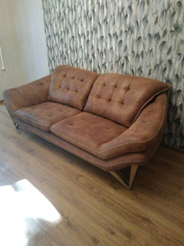 Divan və kreslo dəstləri: Yeni, Di̇van-kravat, Divan, 2 kreslo, Bazasız, Açılan — 8