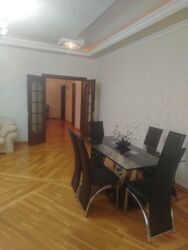 Uzunmüddətli kirayə mənzillər: Şəhərin mərkəzində 3otaqlı mənzil icarəyə verilir.İşığı suyu — 10