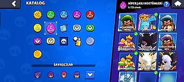 maraqlı profil şəkilləri: Brawl Stars hesabı – yüksək inkişaf etmiş profil - Kupa yolu: 45.464 — 10