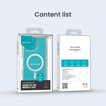 Maske i futrole za telefone: Maska Nillkin Nature Pro Magnetic za iPhone 16 Pro Max 6.9 — 15