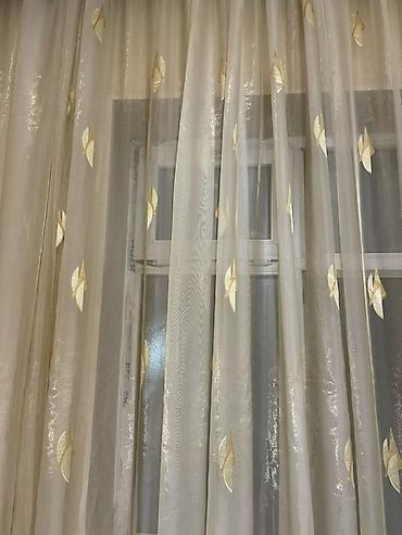 yasil perde: Yeni, Tül, rəng - Bej, Ünvandan götürmə — 1