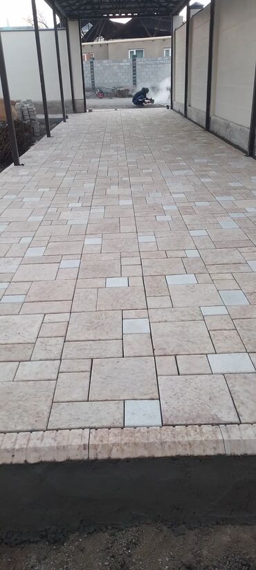 Евробрусчатка: Брусчатканы кооз,сапаттуу,жарашыктуу кылып коюуп беребиз.сапатына — 18