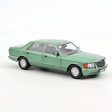 🚘 Mercedes-Benz 560 SEL (W126) 1991 – Light Green Metallic – Norev