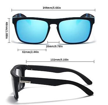 Солнцезащитные очки: Солнцезащитные очки очки, Унисекс, Квадратные, Линзы антибликовые, Линзы поляризованные, Линзы градиентные, Новый — 7