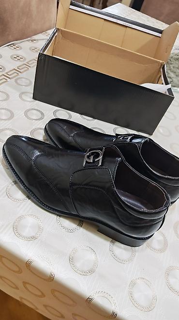Ayaqqabılar: Kişi klassik ayaqqabıları - Rəng: qara - Model: monk-strap üslubunda — 4