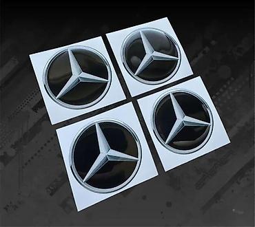 smart multimedija: Mercedes Benz 3D Stikeri za felne - Nalepnice za cepove-2595 📌 Opis — 2