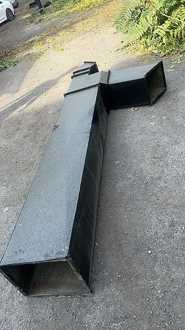 Другие детали вентиляции, охлаждения и отопления: Воздуховоды прямоугольные металлические (черные) - Материал: сталь — 19