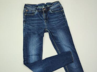 jeansy z zamkiem z tyłu: Spodnie jeansowe, 16 lat, stan - Bardzo dobry